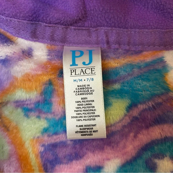 Children’s Place Girl’s Unicorn Onesie Pajamas. Size 7-8/medium - Picture 8 of 9